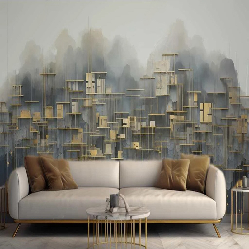 Home Textiles City - 사용자 정의 사진 벽화 현대 스타일