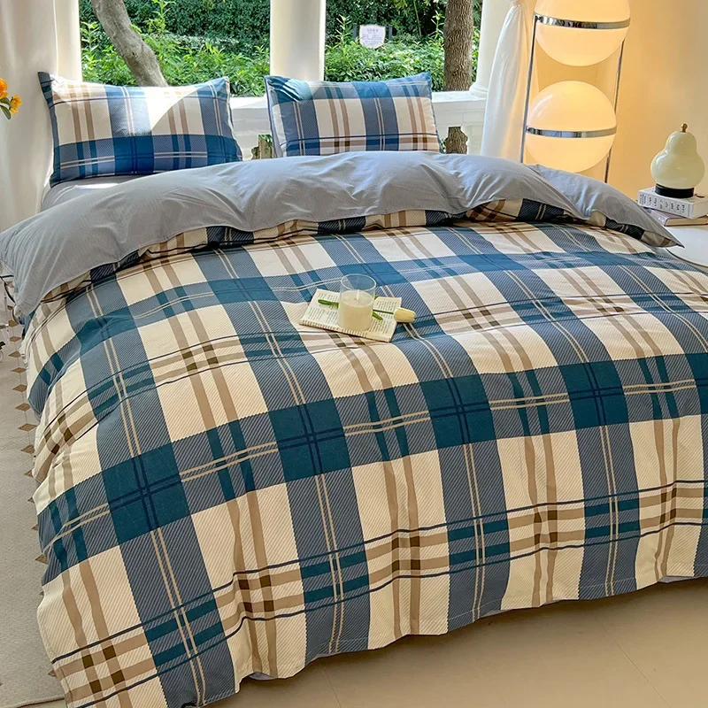 Bed Sheet Microfiber - 홈카와이 베어 프린트 침구 세트 플로럴