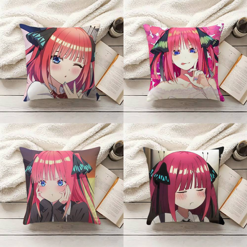 Home.Textiles Cushion - N-Nino N-Nakano 애니메이션 베개 커버 소파