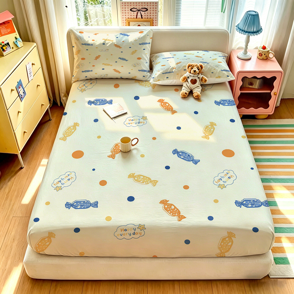Bed Sheet Microfiber - 90G 3피스 침구 세트 1개의 피티드