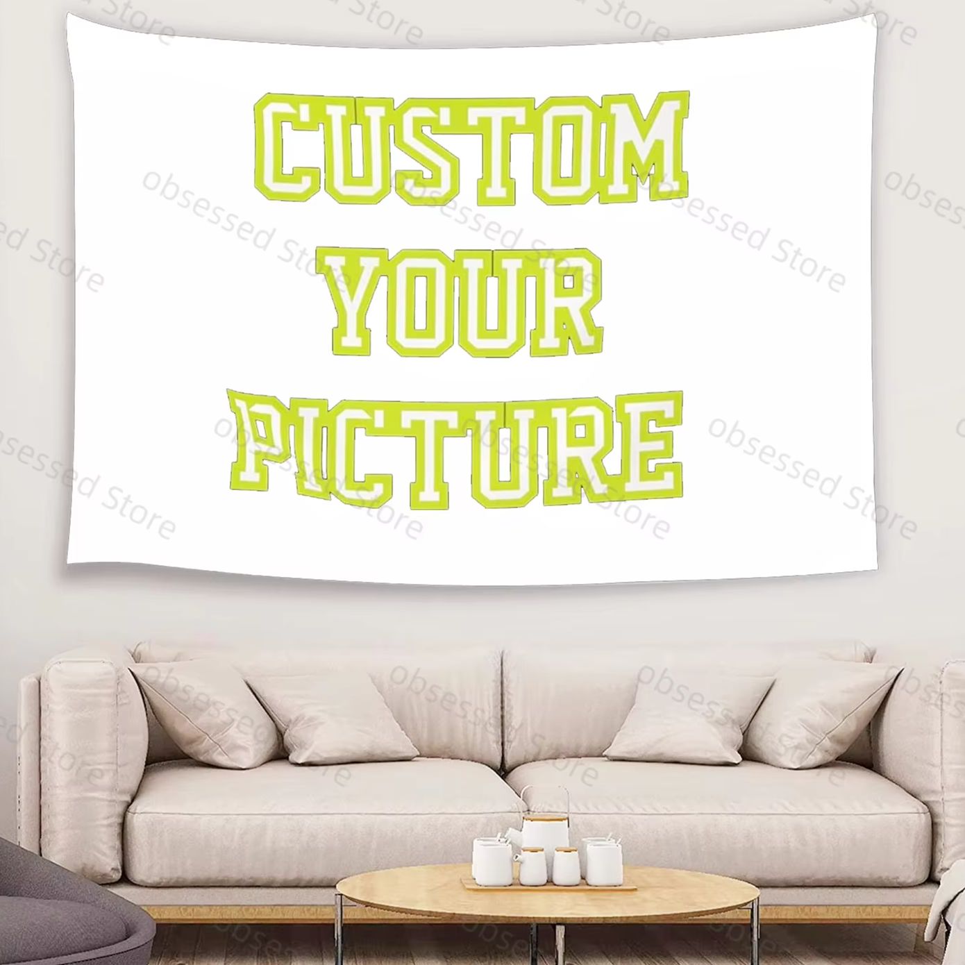 사진을 활용한 맞춤형 태피스트리 인쇄, 방 벽 장식,  - Your Home Textiles 리뷰 및 가격