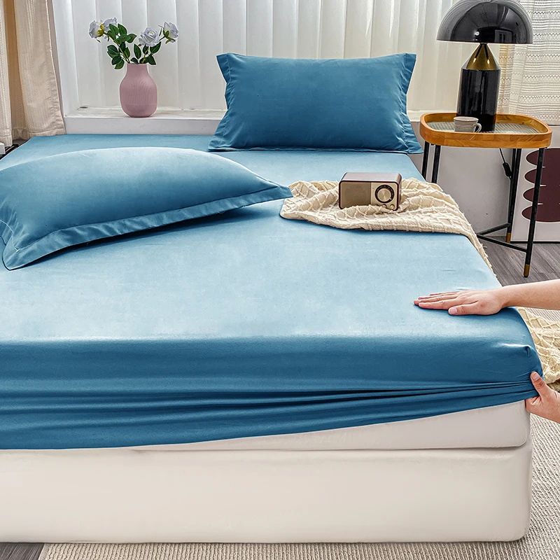 더블 침대 시트 커플용 탄성 피티드 시트 마이크로파이버 - Bed Sheet Microfiber 리뷰 및 가격