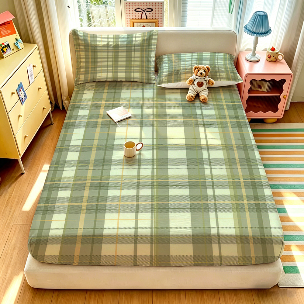 90G 3피스 침구 세트 1개의 피티드 시트 + 2개의 - Bed Sheet Microfiber 리뷰 및 가격