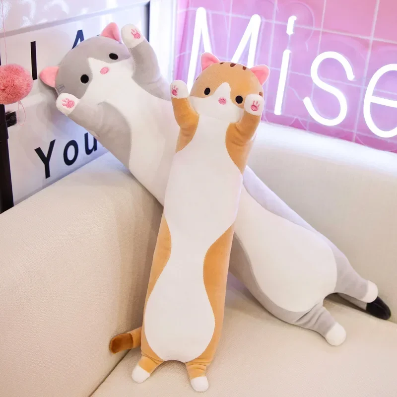 19.5인치 귀여운 50cm 고양이 인형 긴 핑크 브라 - Bolster Pillow Long 리뷰 및 가격