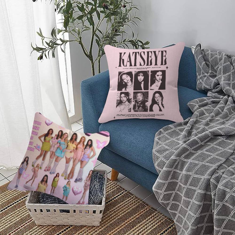 Kpop 핫걸 K-KATSEYE 침실 및 거실 소파 장 - Home.Textiles Cushion 리뷰 및 가격