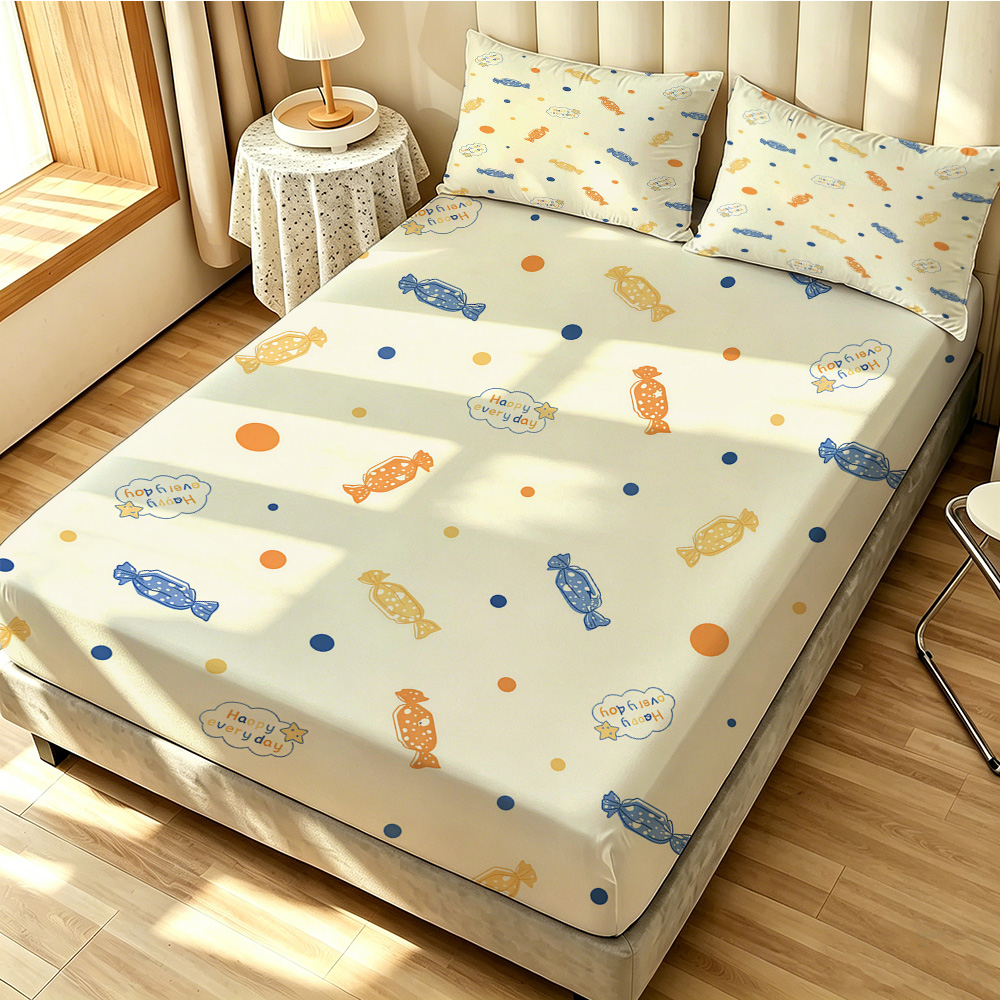 90G 3피스 침구 세트 1개의 피티드 시트 + 2개의 - Bed Sheet Microfiber 리뷰 및 가격