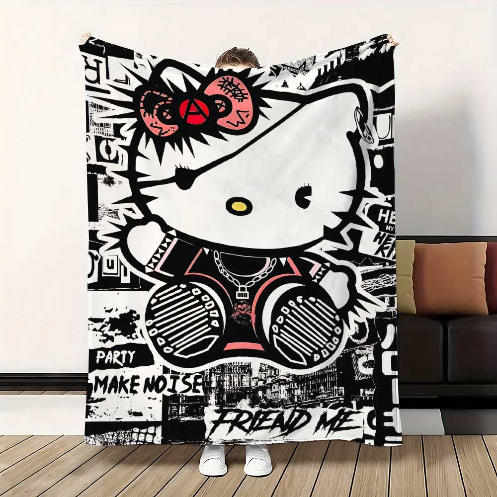귀여운 고양이 헬로우 따뜻한 담요, 성인용 털이 많은  - Bed Sheet Microfiber 리뷰 및 가격