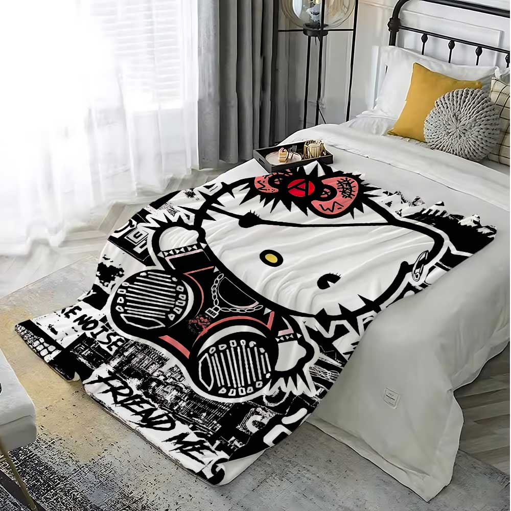 귀여운 고양이 헬로우 따뜻한 담요, 성인용 털이 많은  - Bed Sheet Microfiber 리뷰 및 가격