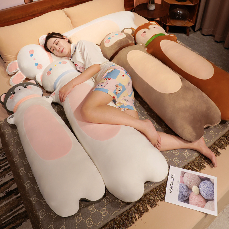 귀여운 긴 여우 고양이 원숭이 토끼 허스키 봉제 장난감 - Bolster Pillow Long 리뷰 및 가격
