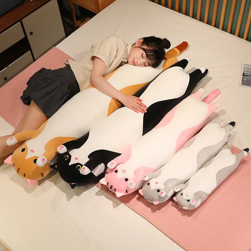 50/70cm 재미있는 귀여운 부드러운 긴 고양이 인형 - Bolster Pillow Long 리뷰 및 가격