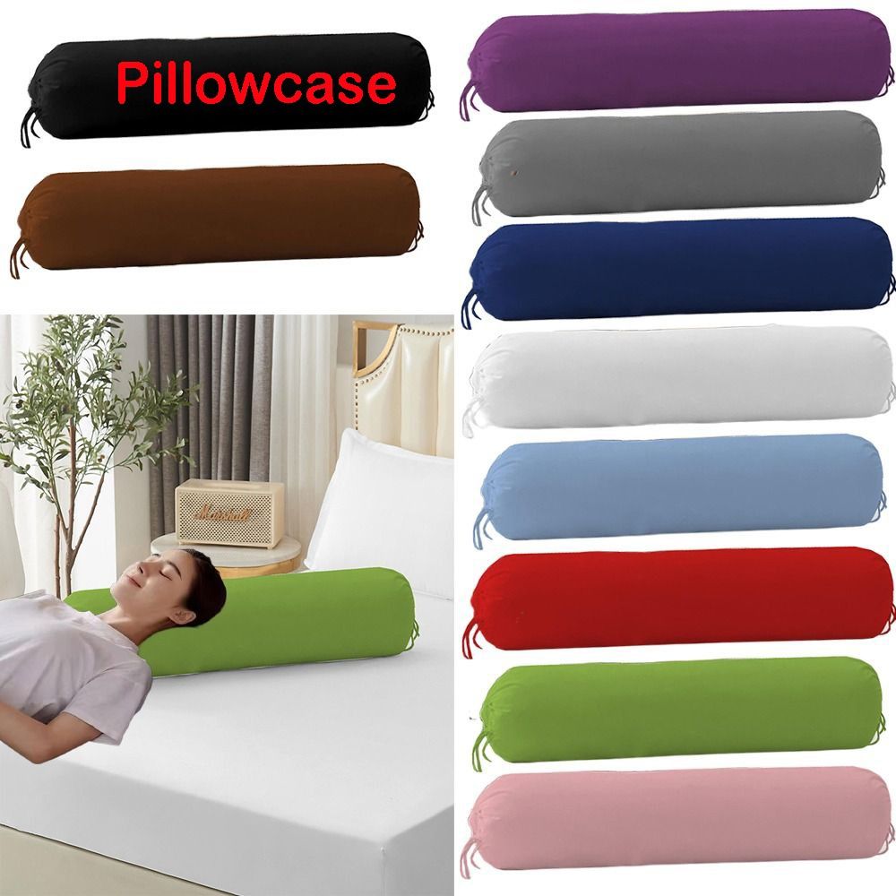 단색 롱 원통형 베개 커버 세탁 가능 탈부착 가능 침실 - Bolster Pillow Long 리뷰 및 가격