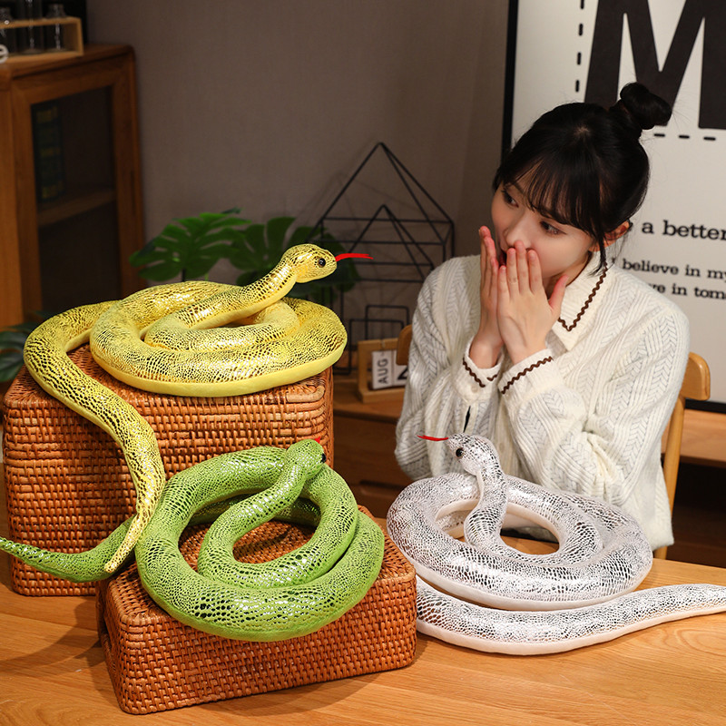 거대한 긴 뱀 인형 동물 봉제 인형, 재미있는 까다로운 - Bolster Pillow Long 리뷰 및 가격